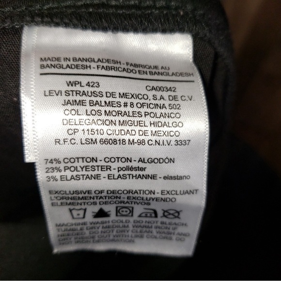 Levi's Signature black joggers nwot xl - Picture 7 of 7